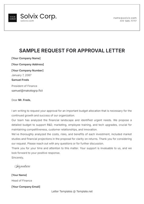 Sample Letter Requesting Approval For Training