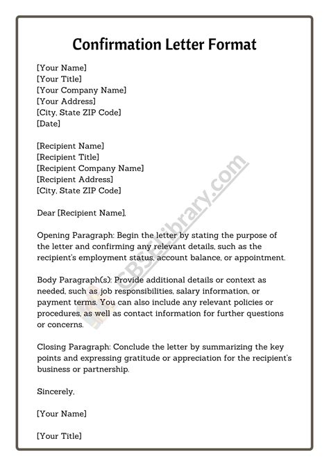 sample letter requesting comfirmation of employment