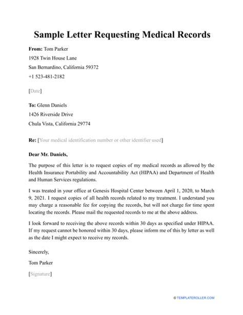 sample letter requesting medical privileges