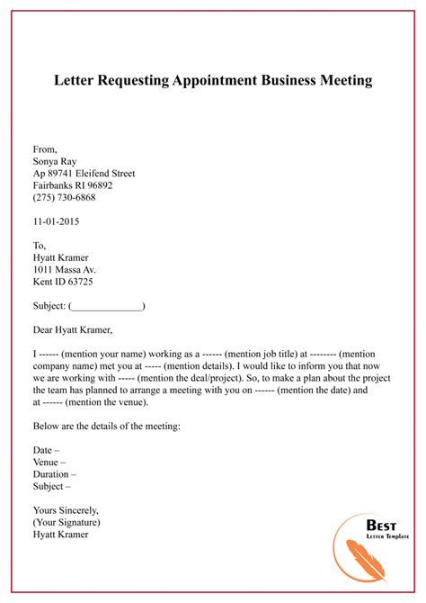 sample letter requesting meeting introduction with ceo
