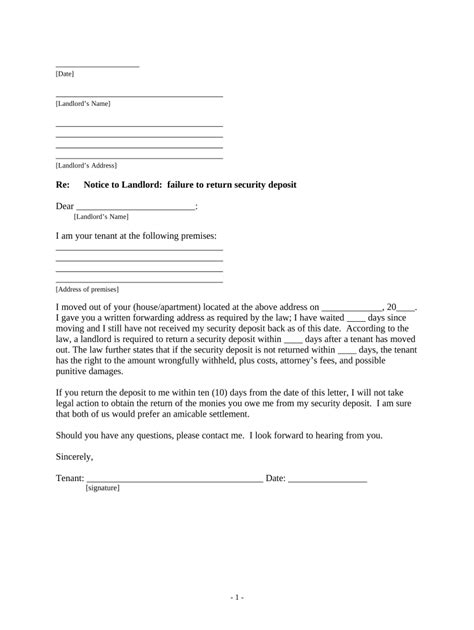 Sample Letter Returning Keys Landlord