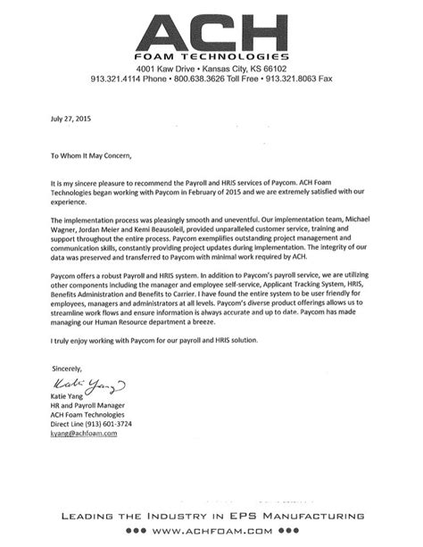Sample Letter Templates Requesting Ach Information