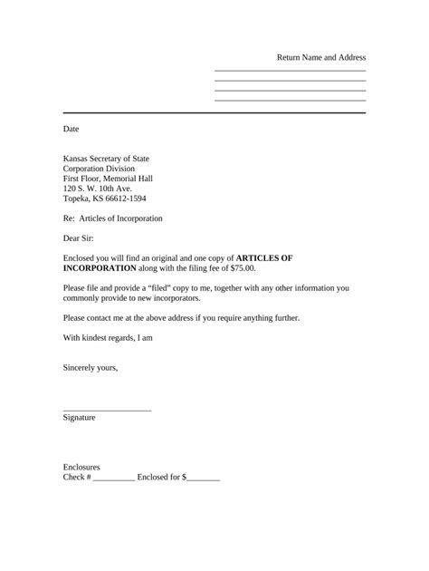 Sample Letter With Enclosed Documents