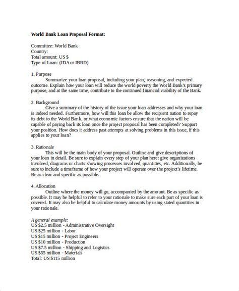 sample loan proposal home profit mastery