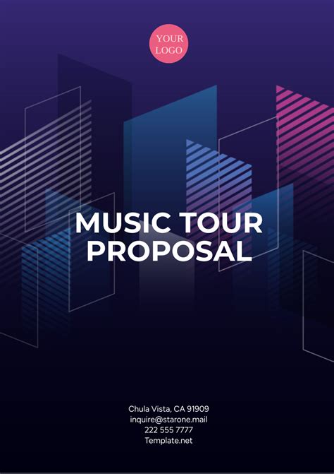 Sample Music Tour Proposal