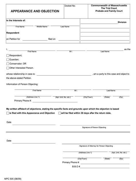 Sample Objections To Probate