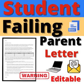 Sample Parent Letter About Failing Grades