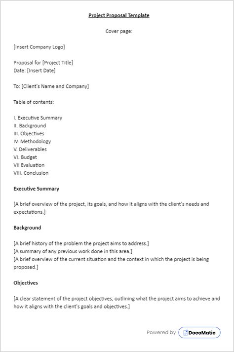 Sample Project Proposal For System Development