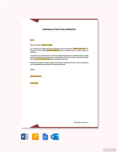 Sample Proposal To Sell A Property