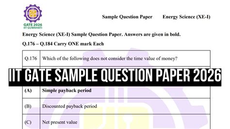 Sample Question Paper For Iit Jee
