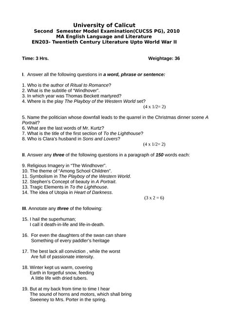 Sample Question Paper Second Semester G Scheme
