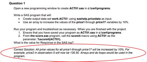 sample questions for sas advanced certification