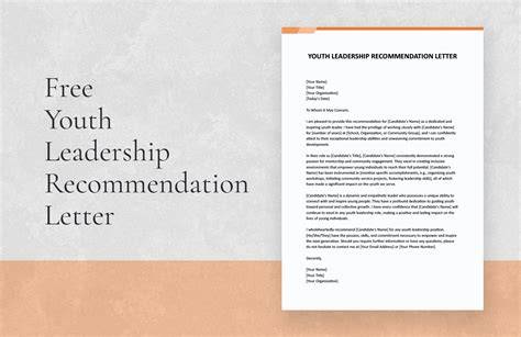 sample recommendation letter for youth volunteer work
