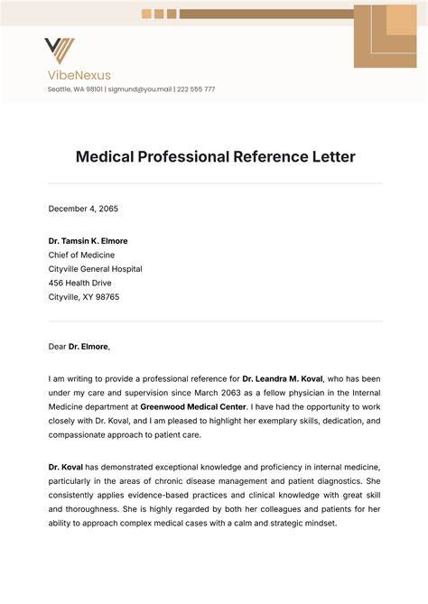 Sample Reference Letter For Hospital Volunteer