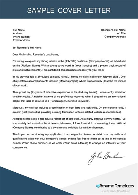 sample resume cover letter for import export