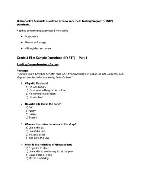 sample sgo grade 3 ela