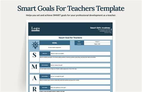 sample smart goals for teacher assistant