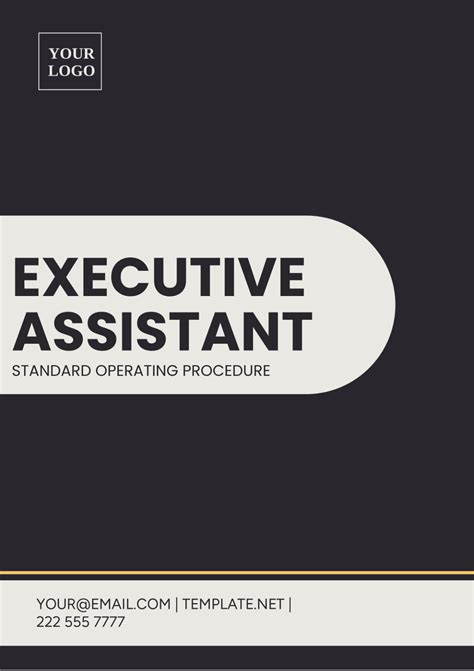 Sample Sop For Executive Assistant
