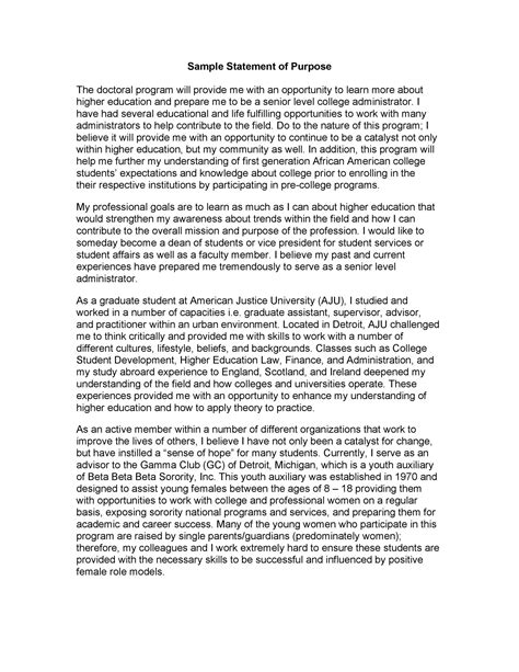 Sample Statement Of Purpose Geophysical Engineering Internship
