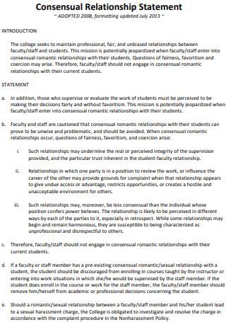 sample statement relationship prospective marriage letter