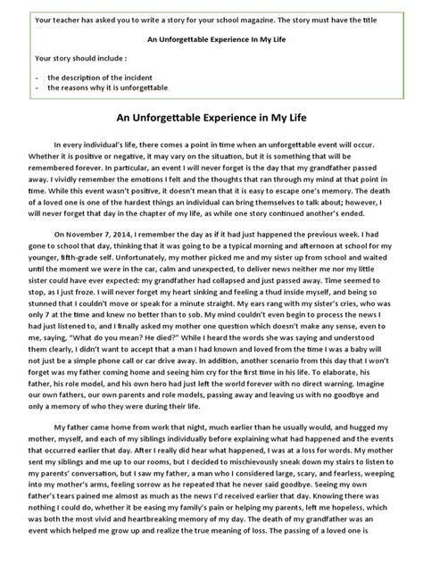 sample story essay spm about mother love