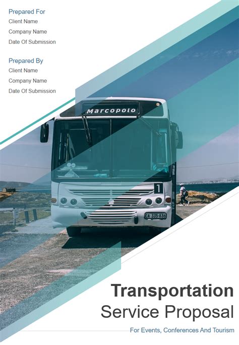 Sample Transportation Service Proposal