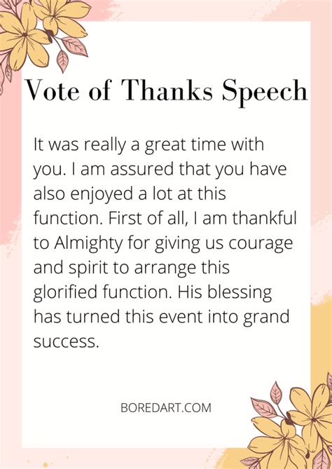 sample vote of thanks for kindergarten graduation