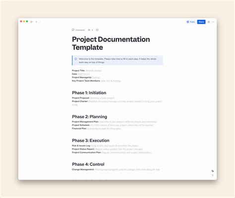 sample web project documentation