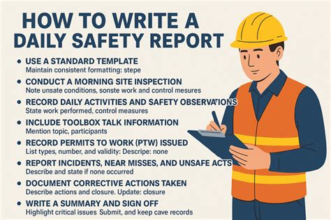 Sample Written Daily Safety Reports