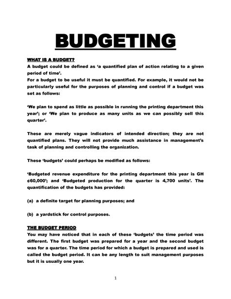 Read Online Sample Budgeting Exam Questions Answers 