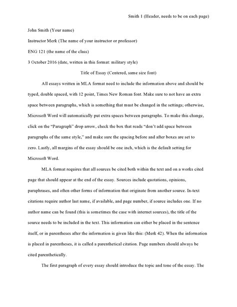 Read Sample College Paper Format 