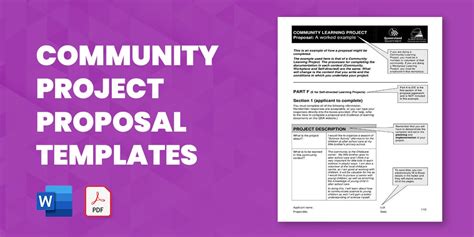 Download Sample Community Project Proposal Document 