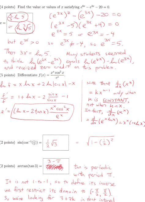 Download Sample Examination Ii Ap Calculus Answers 