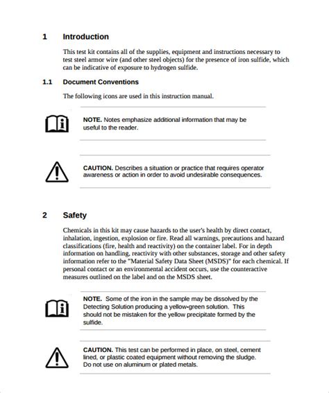 Full Download Sample Instruction Manual Template 