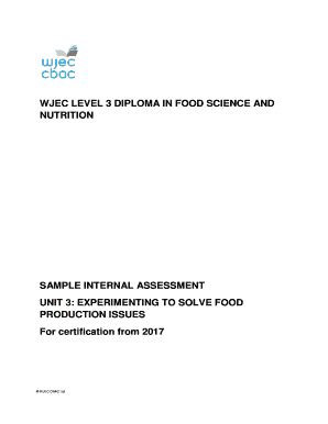 Full Download Sample Internal Assessment Unit 3 Experimenting To Solve 