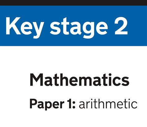 Read Online Sample Ks2 Mathematics Paper 1 Arithmetic Gov 