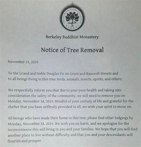 Read Sample Letter Of Request To Cut Trees 