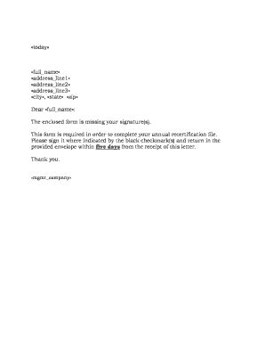 Download Sample Letter Requesting Signature Of Documents 