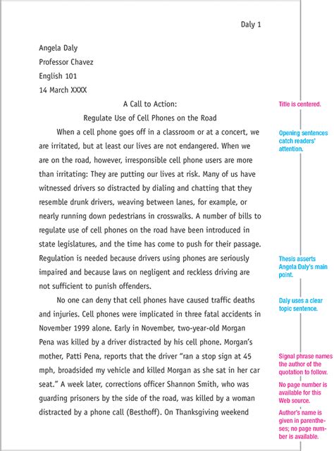 Download Sample Mla Paper Format 