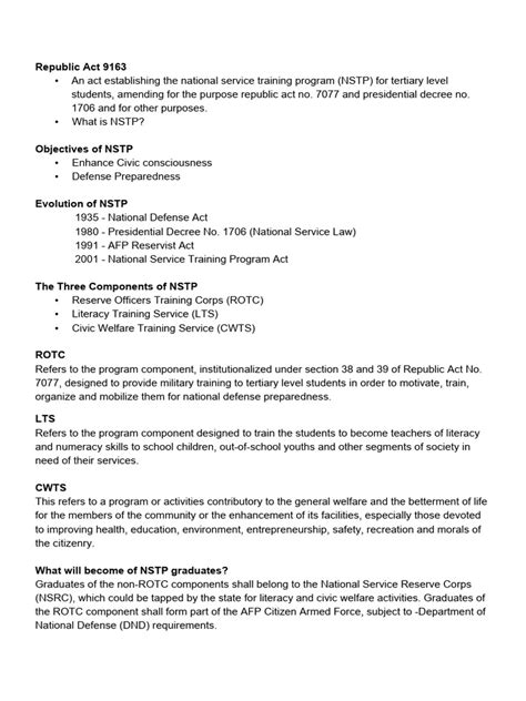 Full Download Sample Nstp Documentation With An Introduction 