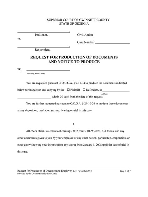 Download Sample Objections To Request For Production Of Documents 