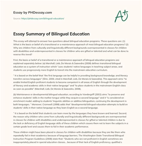 Download Sample Paper Ipfw Bilingual Higher Ed 