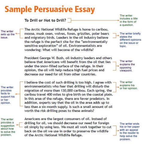 Read Sample Persuasive Paper 