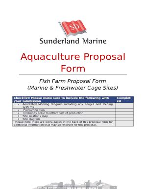 Read Online Sample Project Proposal Document For Fish Farmers 