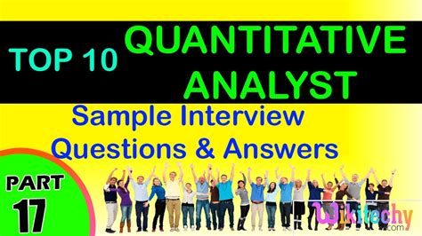 Read Online Sample Quantitative Analyst Questions Interview 