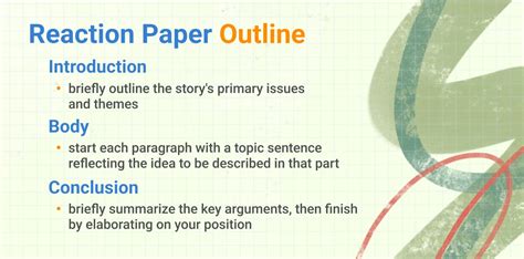 Download Sample Reaction Paper Outline 