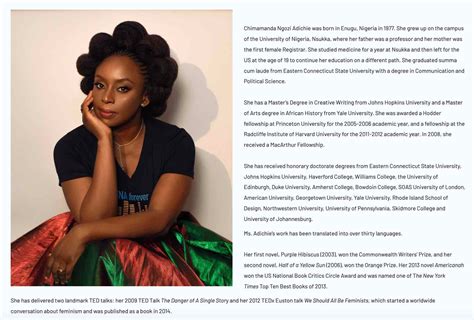 samples of a biography