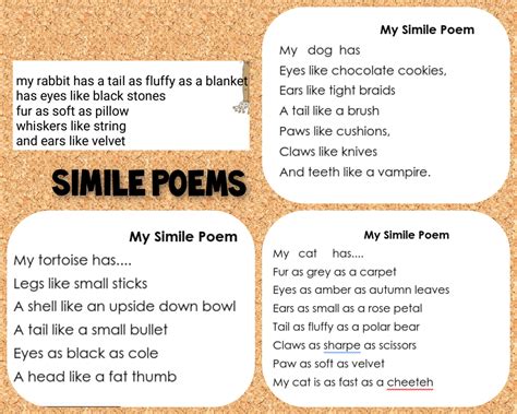 Samples Of Poems Using Similes And Metaphors