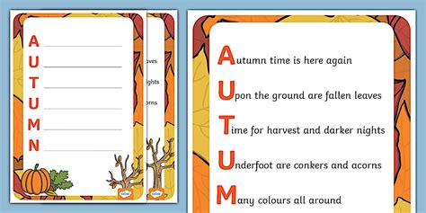 samples of templates for acrostic