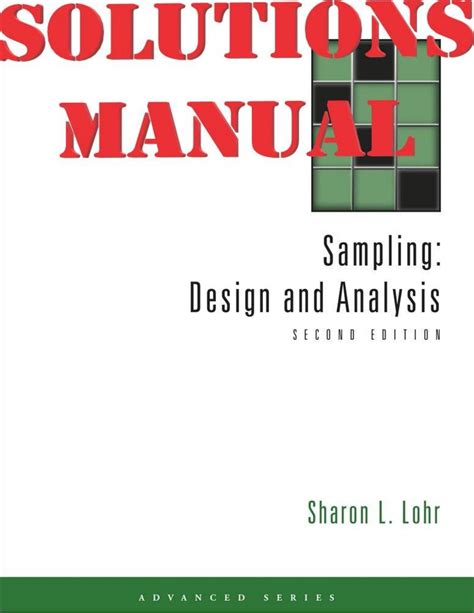 Download Sampling Design And Analysis Second Edition Solutions 